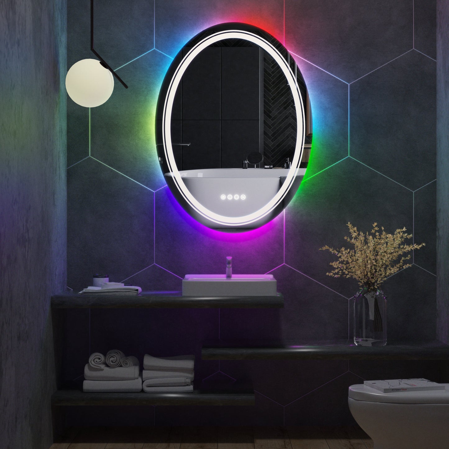 RGB Double Light Mirror