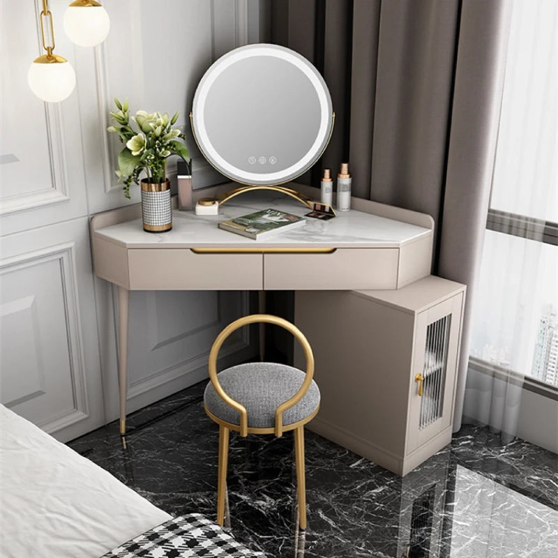 Lighted Vanity Round Makeup Mirror with LED Lights