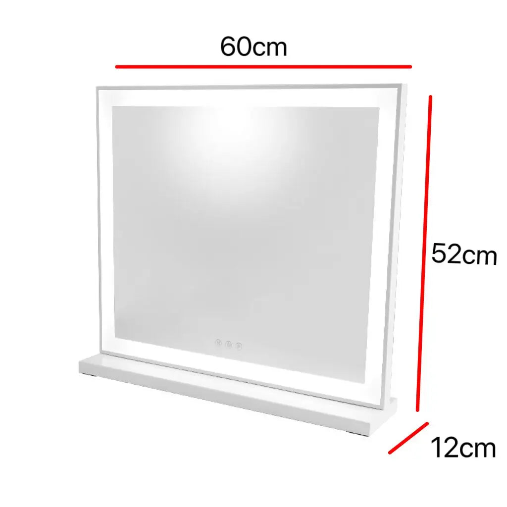Large Vanity Mirror with Dimmable LED Lights - Lighted Makeup Mirror for Dressing Table