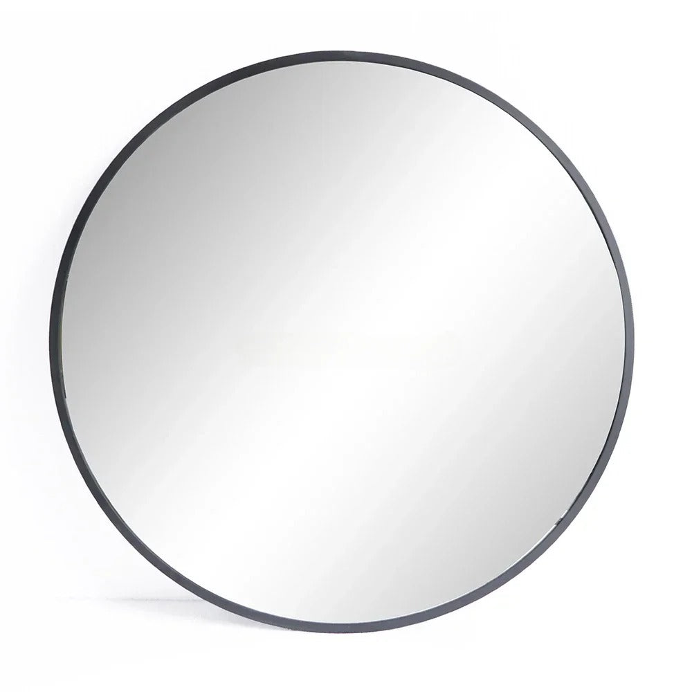 Home Round Decorative Mirror with Black Arched Frame for Bathroom, Entryway, Living Room (Copy)
