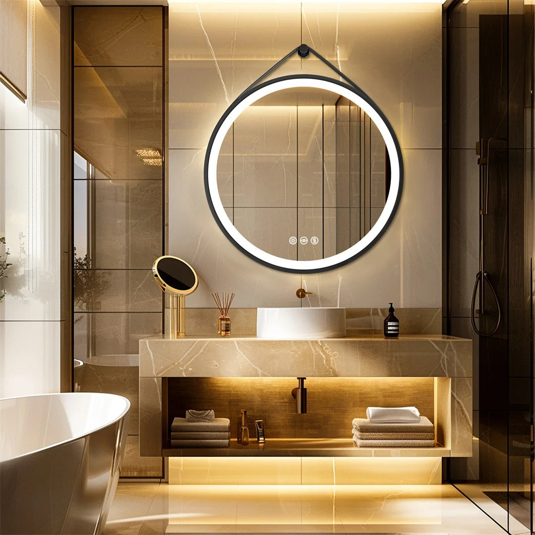 Round LED Bathroom Mirrors Australia | Modern & Anti-Fog Designs – LED ...