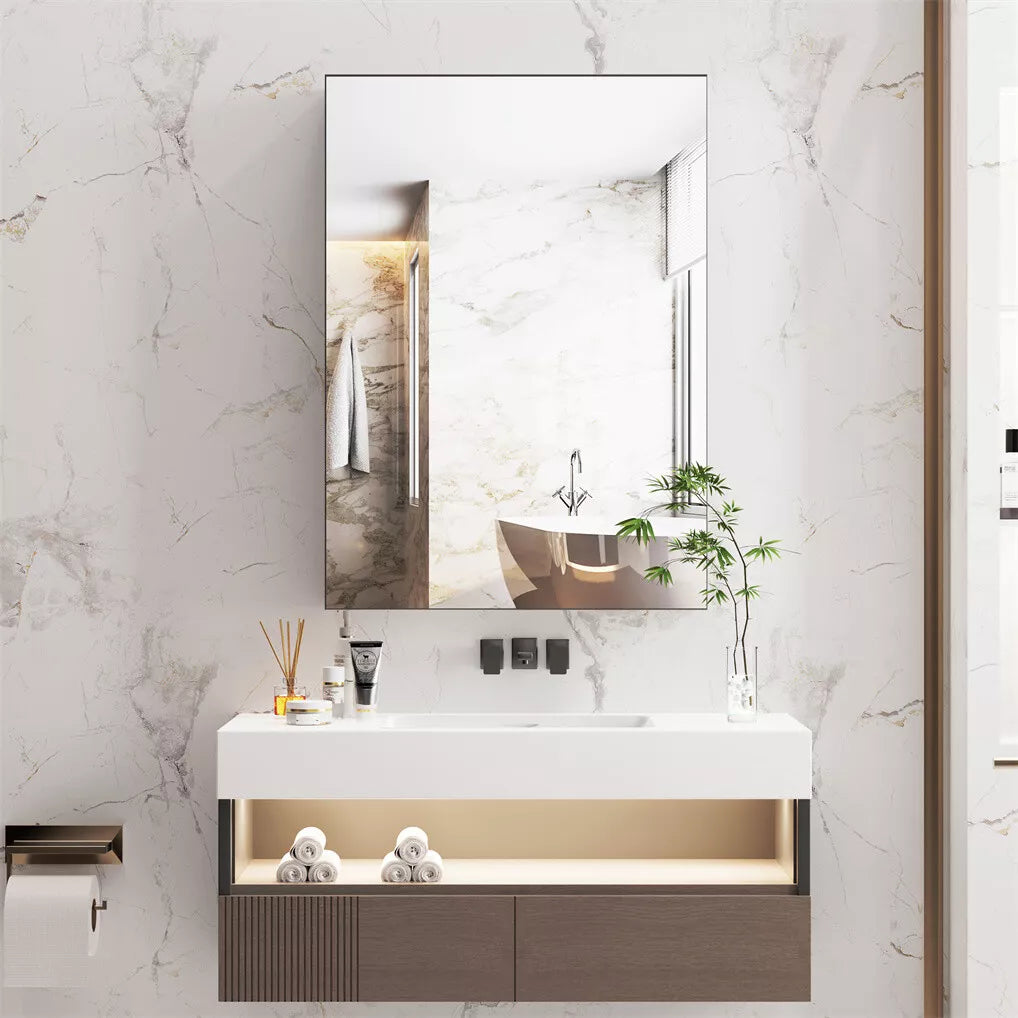 Bathroom Medicine Cabinet with Double Sided Mirror