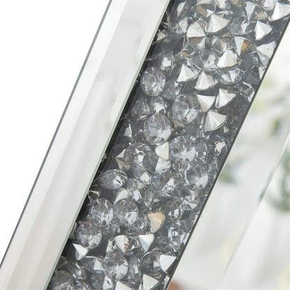 Rectangle Crystal Crush Diamond Wall Mirror