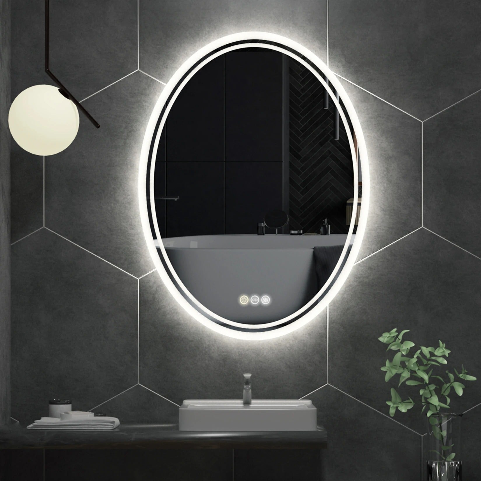 Round Lighted Mirror | Sleek Bathroom Mirror | LED Mirror World AU